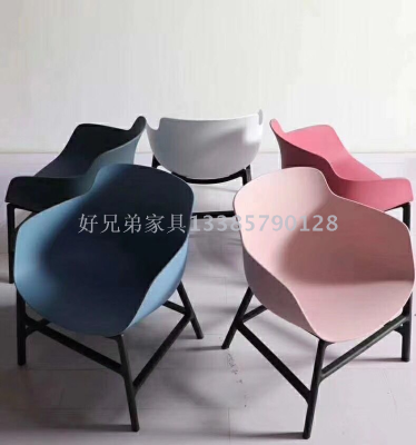 New Chair Modern Minimalist Lazy Household Leisure Back Chair Nordic Single-Seat Sofa Chair Dining Chair Conference Chair