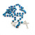 Rosary who necklace religious accessories wholesale polychromatic 6 * 8 mm