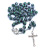 Rosary Religious Ornament Catholic Rosary Necklace Imitation Ceramic Beads Cross Necklace 50G