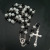 Crystal Cross Beads Rosary Catholic Necklace Religious Ornament Wholesale Multi-Color Selection 6 * 8mm