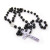 Europe and America move big brand ham, black beads men cross necklace sweater chain ornaments