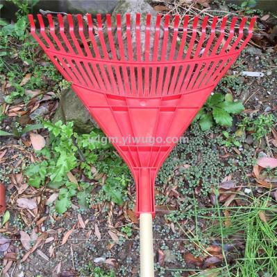 Plastic plastic rake grass rake claw garden rake leaf grass rake garden rake grass sundry rake