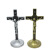 The Metal crucifix messiah of suffering as a who Jesus church icon set up office household religious ornaments