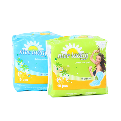 Ladies super soft cotton daily night pack pack sanitary napkin nice laday