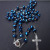 [factory direct sales] 8*10mm crystal rosary cross religious jewelry necklace religious jewelry wholesale