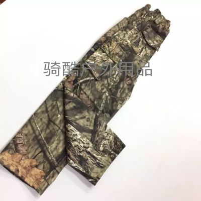 Outdoor sport all cotton bionic hunting jungle camouflage casual pants