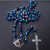 SARIE 8*10mm large crystal rosary cross religious jewelry necklace religious jewelry wholesale