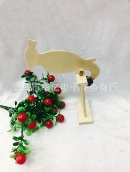 Children's wood DIY batch material wooden balance bird painting production table decoration technology