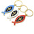 Key chain pendant ring religious ornament (double face effect)