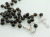 Cross religion Christianity 8mm imitation pine stone bead necklace jewelry wholesale spot