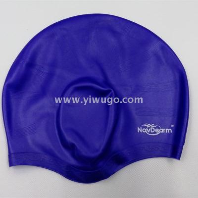 Swimming cap silicone earmuffs can be customized logo