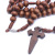 Rosary necklace cross necklace prayer Christian church supplies wholesale (6*7mm beads)