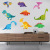 The New trade wall stickers wholesale express cartoon dinosaur series stickers living room bedroom wall stickers