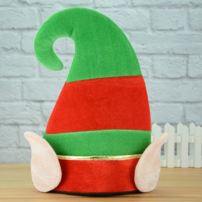 Christmas Elf Non-Woven Elf Clown Hat Christmas Elf Hat Halloween Clown Play Role Hat