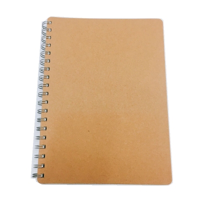 Kraft spiral notebook B5