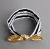 Foreign trade hot style children bronzing rabbit ears hair band tie elastic head band baby hair ornaments of new products