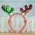 Christmas Headband Children Adult Color Changing Headband Party Dress up Supplies Sequins Antlers Head Buckle Christmas Decoration