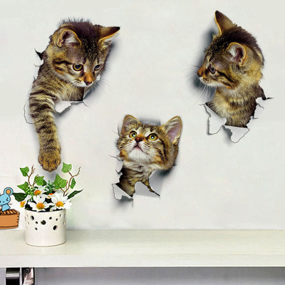 3 d express cat stickers are available in various styles