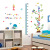 Original Design Popular Wall Stickers Cartoon Letters Height Measurement Wall Sticker Children's Room Kindergarten Background Wall Stickers