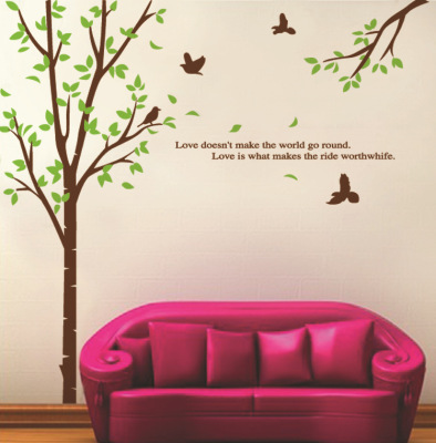 Three Generations of Wall Stickers the Meaning of Love Living Room Bedroom TV Sofa Background Wall Decorative Stickers