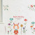 Green wall stickers cartoon children room bedroom room decorative wall stickers flower bushes little princess