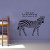 Wall Stickers New Zebra Korean Stickers Living Room Bedroom TV Backdrop Wall Simple Fashion Style