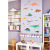 New colorful dinosaur wall stickers children 's bedroom dinosaur animal world background decorative wall stickers