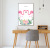 Northern Europe simple hand - made pink flamingo plant leaves and flowers, decorative painting material watercolor triplet painting core