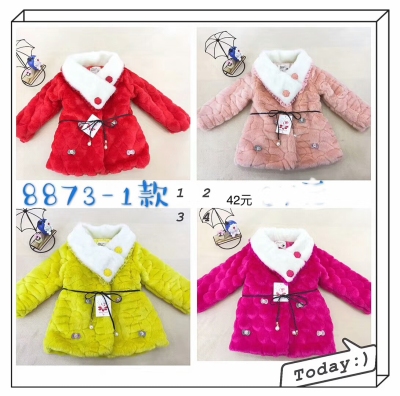 Children's clothing, girls' winter clothing, free postage, Korean version of children's winter furs