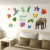 Sofa background wall decorates household decoration painting hot style waterproof wall sticks elephant below flowers and the plants