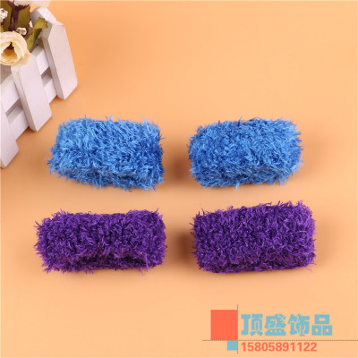 New coralwool color rubber band high elastic hair rope hair ring hair ring towel ring manufacturers