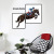 Creative new wall stickers wholesale horse racing bedroom living room TV background wall stickers environmental wall stickers