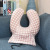 Hooded U pillow cross - border new memory cotton U pillow amazon can receive travel pillow stickers customized wholesale