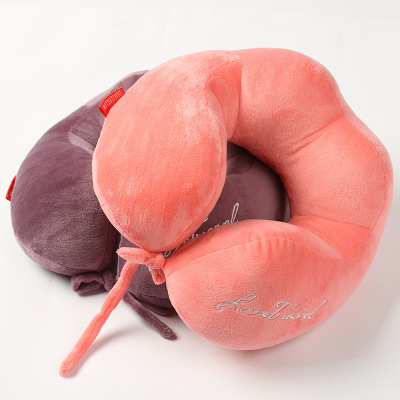 Factory wholesale fruit text hump u pillow office nap neck pillow comfortable air travel pillow