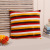 Cross - border creative stripe pillow sofa with core as plush candy color car pillow gifts manufacturers wholesale