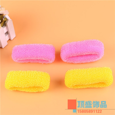 New color candy color rubber band high elastic hair rope hair ring hair ring towel ring manufacturers