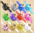 Foreign trade shop sources of children 's hair ornaments large embroidery sequins bowknot dovetail with 12 colors spot