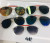 Spot glasses metal color film sunglasses toad men and women sunglasses wholesale