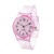 Geneva hot solid color transparent silicone watch seven color Geneva casual boys and girls students quartz watch