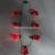 ZD Factory Direct Sales Foreign Trade Popular Style Christmas Seven Lights Necklace Christmas Stockings Luminous Necklace Christmas Products