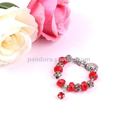 Pan jia big pearl DIY beaded bracelet 925 silver crystal beads retro lady European and American fashion bracelet