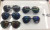 Spot glasses metal color film sunglasses toad men and women sunglasses wholesale