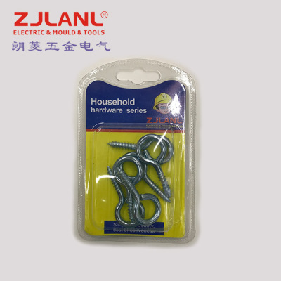 Light Hook Opening and Closing Sheep Eye Self-Tapping Sheep Eye Screw Lifting Eye Bolt Blister Card Hardware Manufacturer Specifications