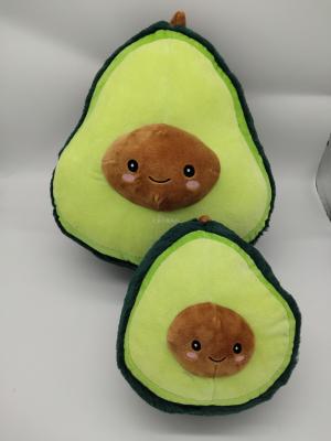 Creative avocado cuddly cartoon stuffed animal fruit and vegetable doll show gift stuffed animal