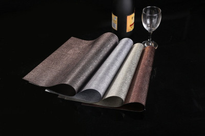 Western food Tesling PVC pad modern thermal pad coasters thermal pad table mat environmentally friendly washing easy to dry
