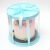 Barbie gift box customized LOGO round birthday cake box double double sugar transparent cake box