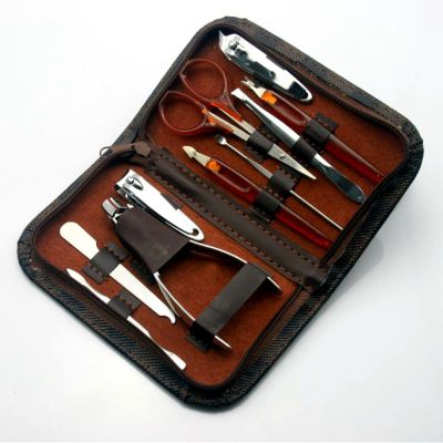 Nail Set Box Manicure Manicure Set 10-Piece Set Exfoliating Stall Supply Gift Advertising Promotion Gift