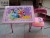 Children's Study Table and Chair School Desk and Chair Foldable Set Children's Dining Table and Chair Cartoon Table and Chair