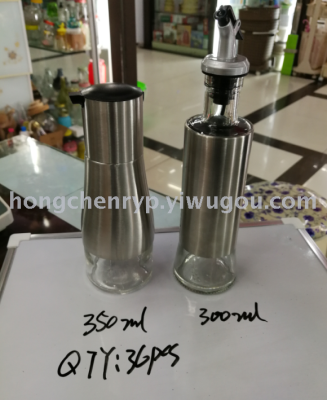 Various styles of glass oil can glass bottle glass products