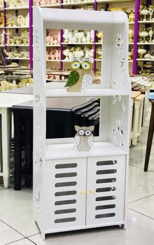 double door three-layer boutique cabinet bedroom cabinet multi-purpose kitchen bathroom storage cabinet zw2159